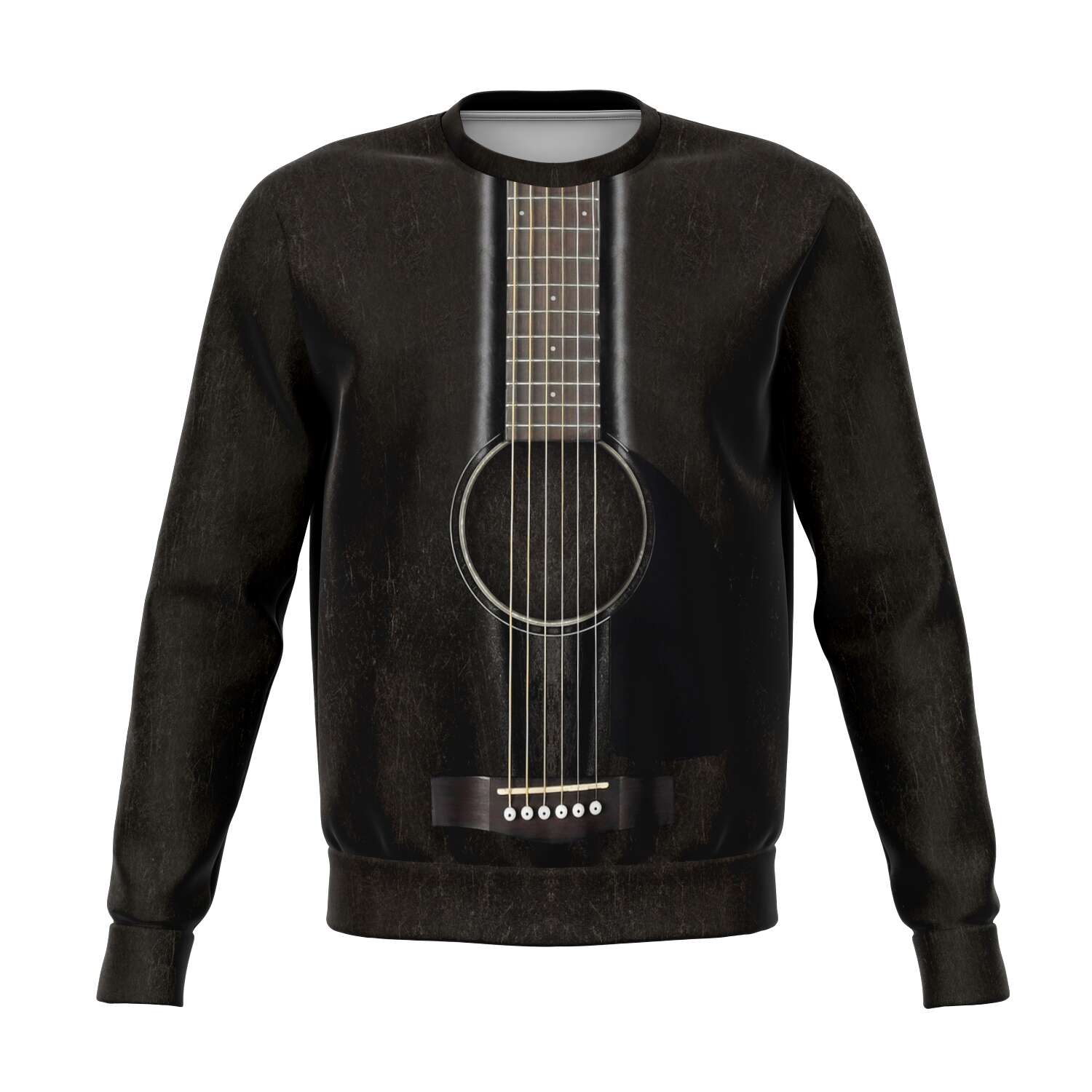 Wood Guitar Grey Sweatshirt