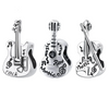 Sterling Silver Music Instrument Bead