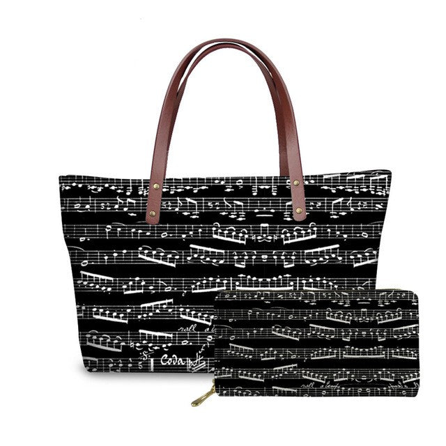 Music Note Design Bag Set