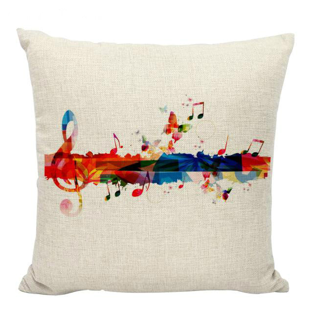 Music Series Cushion Cover - Collections