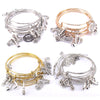 5pcs Mixed Musical Note Bangle