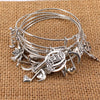 5pcs Mixed Musical Note Bangle