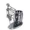 Metal French Horn Player Pen Holder