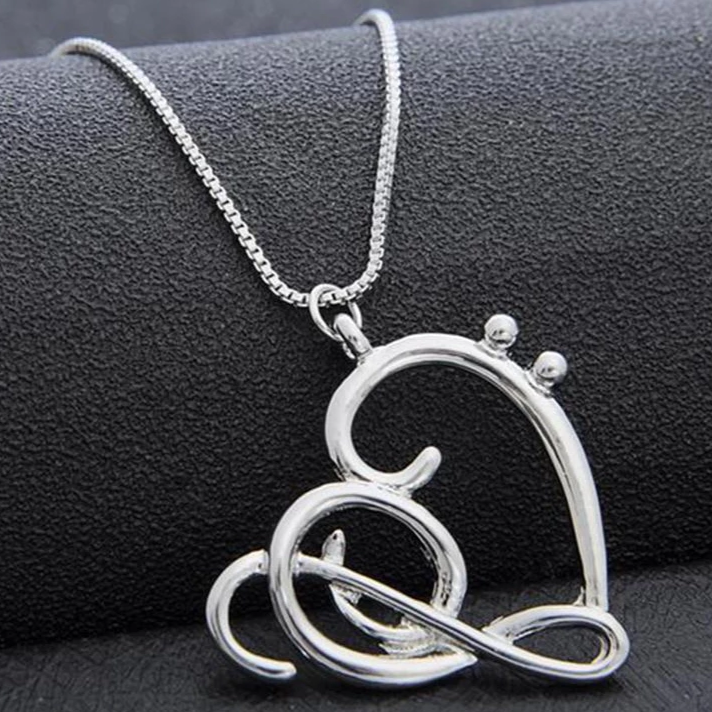 Free - Musical Note Heart Chain Necklace