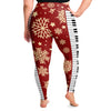 Piano Red Christmas Plus Size Leggings