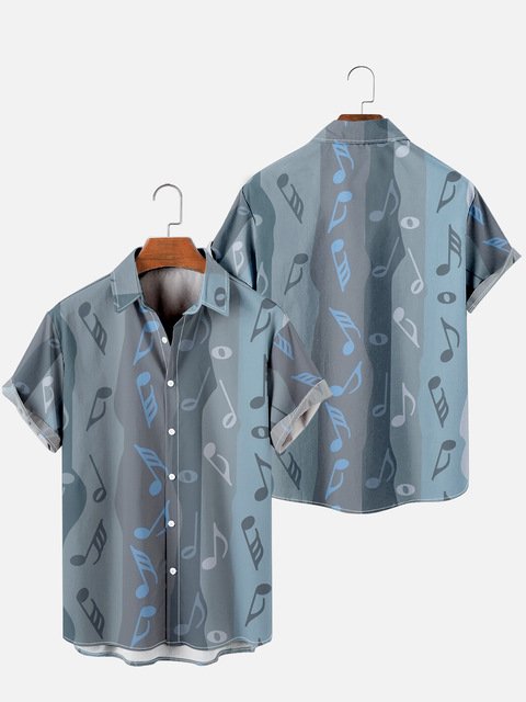 Music Design Short Sleeves Shirt