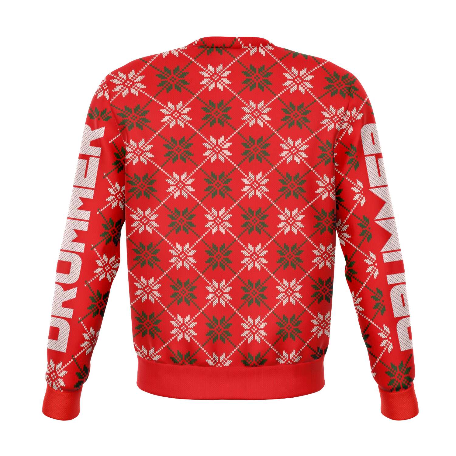 Drummer Christmas Red Sweatshirt