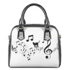 Stylish Piano Print Handbag Collection