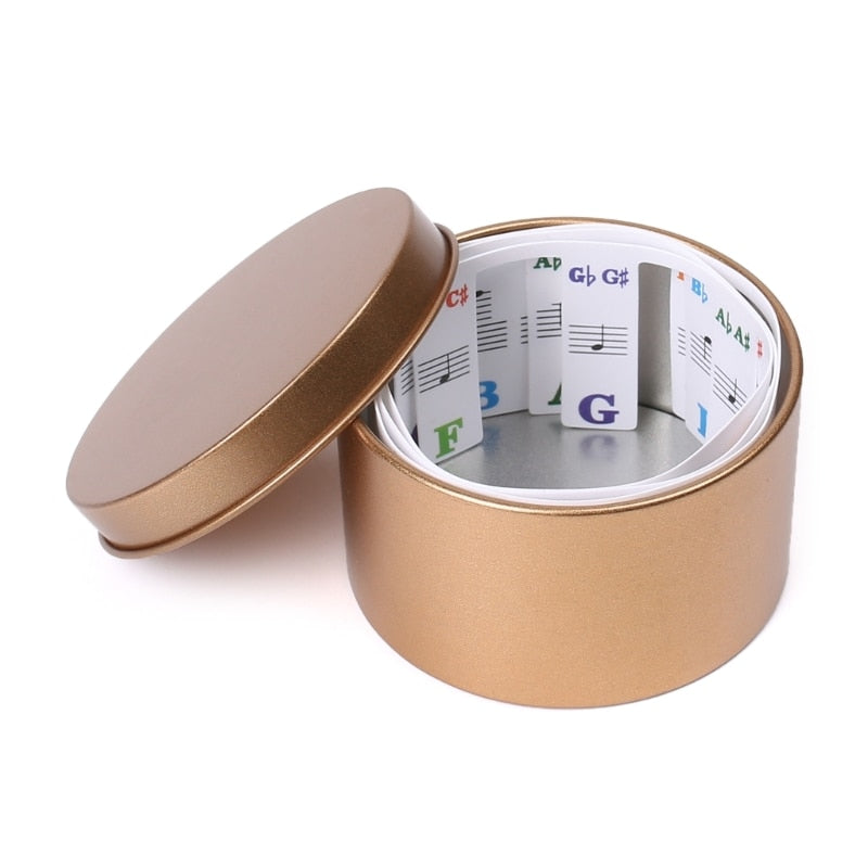 61/88 Keys Removable Piano Key Label Stickers