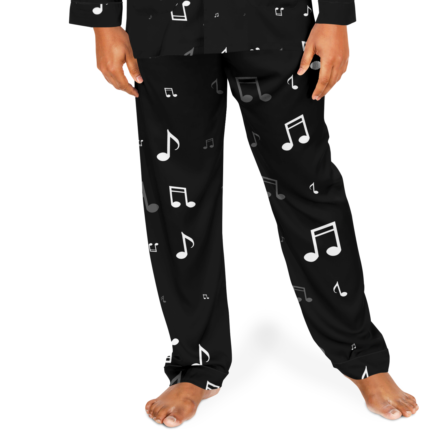 Music Notes Satin Pajamas