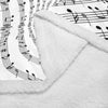 Musical Notes White Blanket