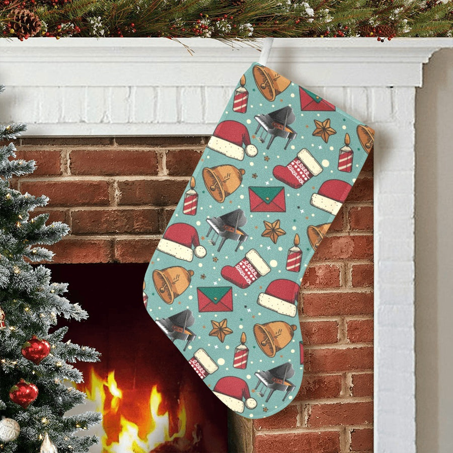 Grand Piano Christmas Stock