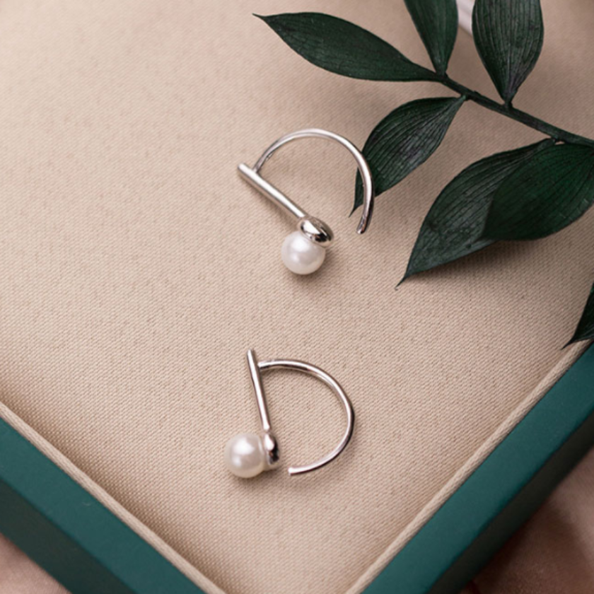 Music Notes Minimalist Hoop Earrings