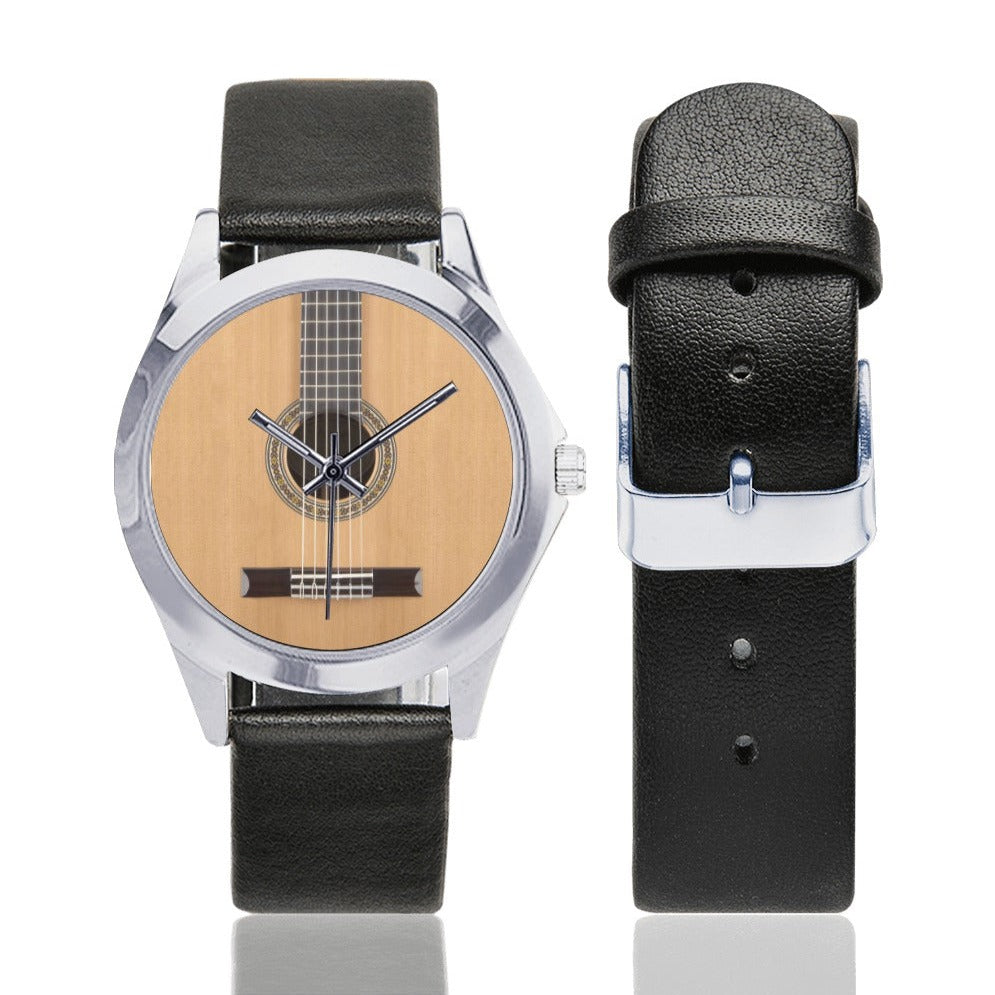 Classic Guitar Watch (Silver Color)