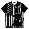 Violin American Flag T-Shirt