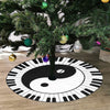 Piano Keys Yin Yang Christmas Tree Skirt