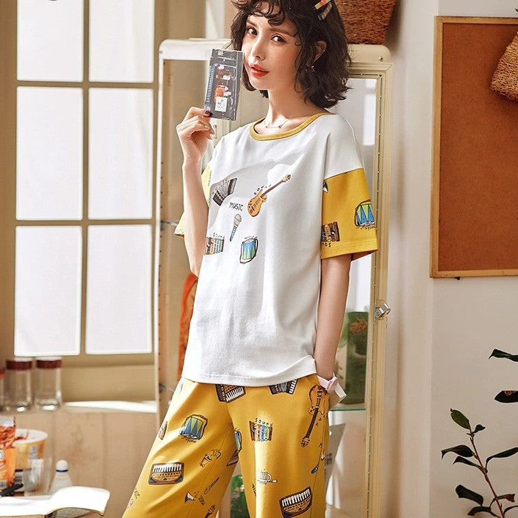 Musical Instruments Pajamas Set