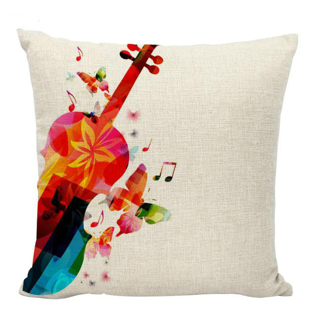 Music Series Cushion Cover - Collections