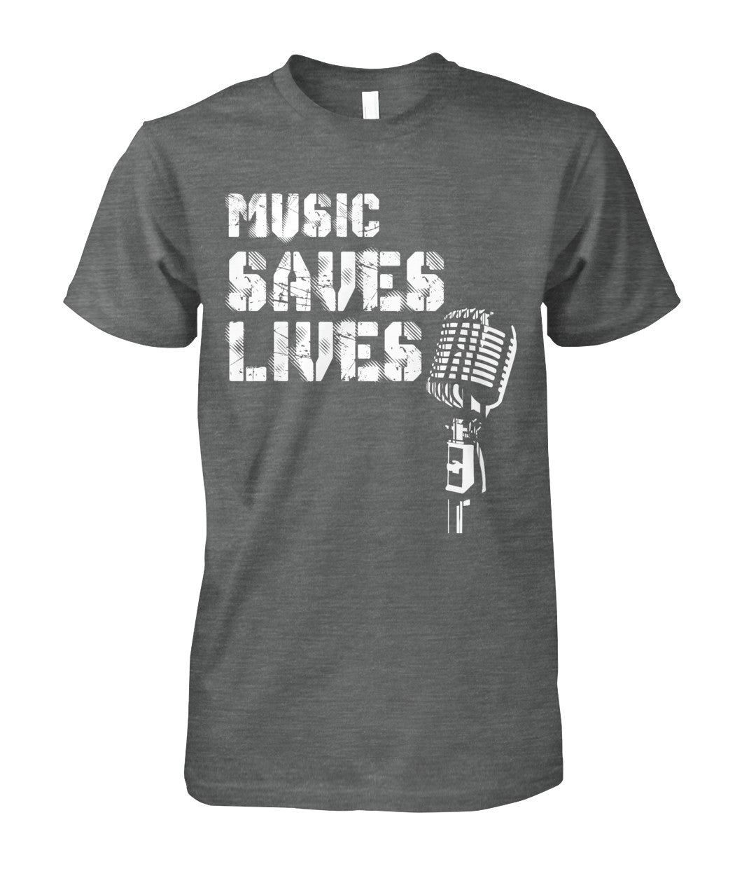 Music Saves Lives T-shirt (Black edition)
