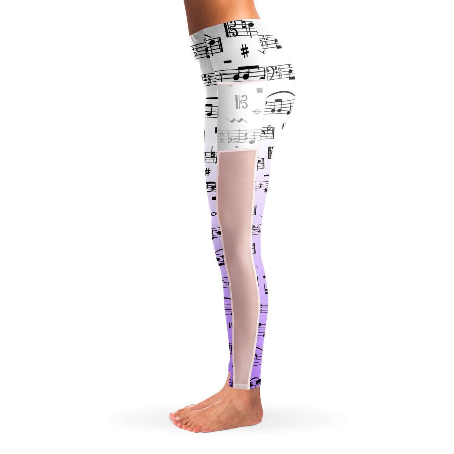 Music Notes Pocket Leggings
