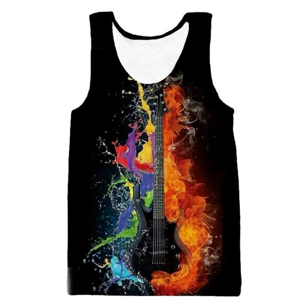 Guitar Art 3D Full Print Shirt