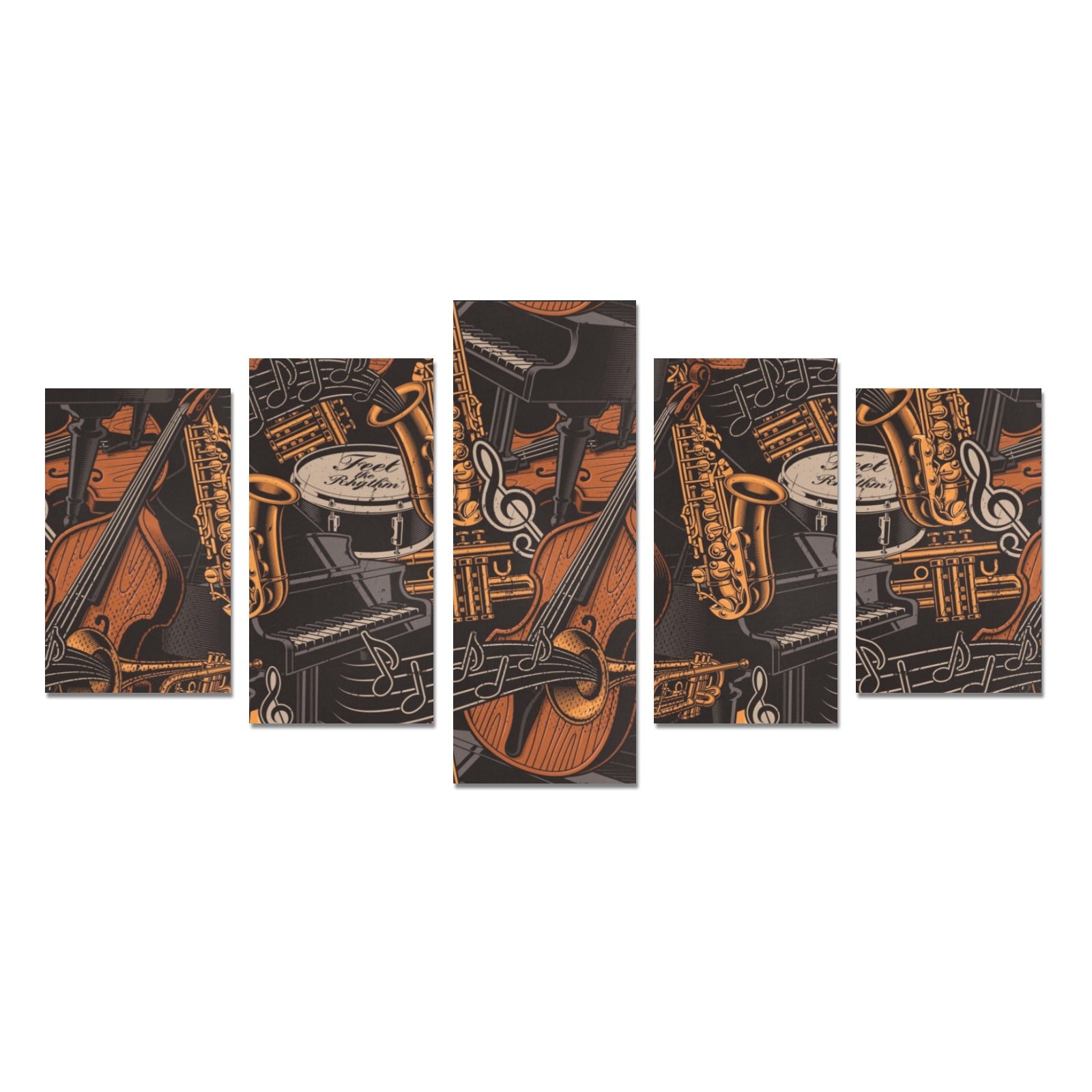 Music Instruments Canvas Wall Art