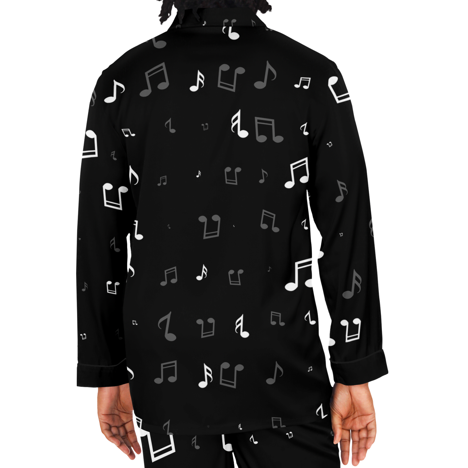 Music Notes Satin Pajamas