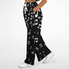 Music Notes Black Flare Jogger