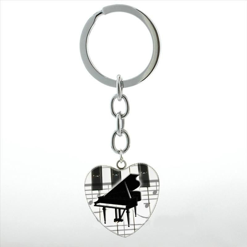 Free - Piano Heart Keychain - Artistic Pod Review