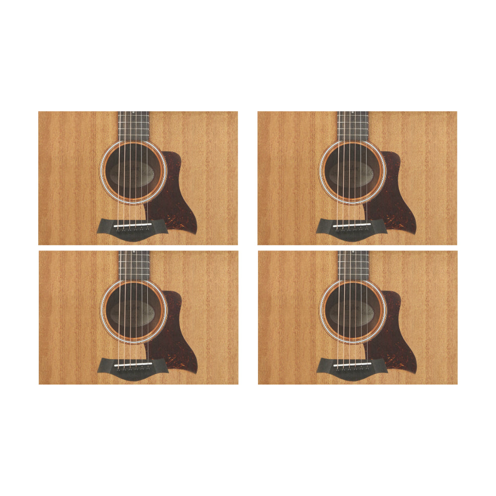 Wood Guitar Placemats (Set of 4)