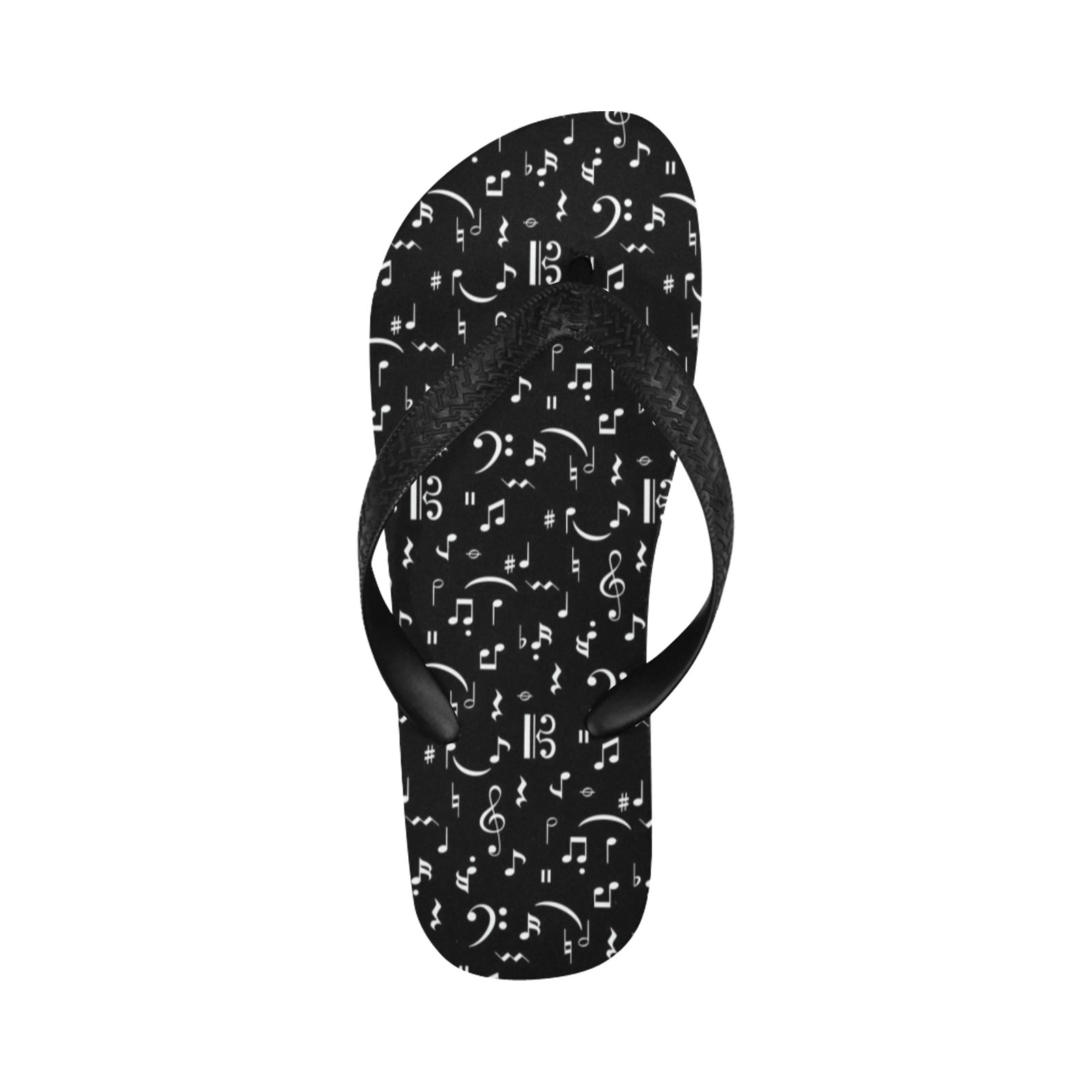 Simple Music Flip Flops (Unisex)