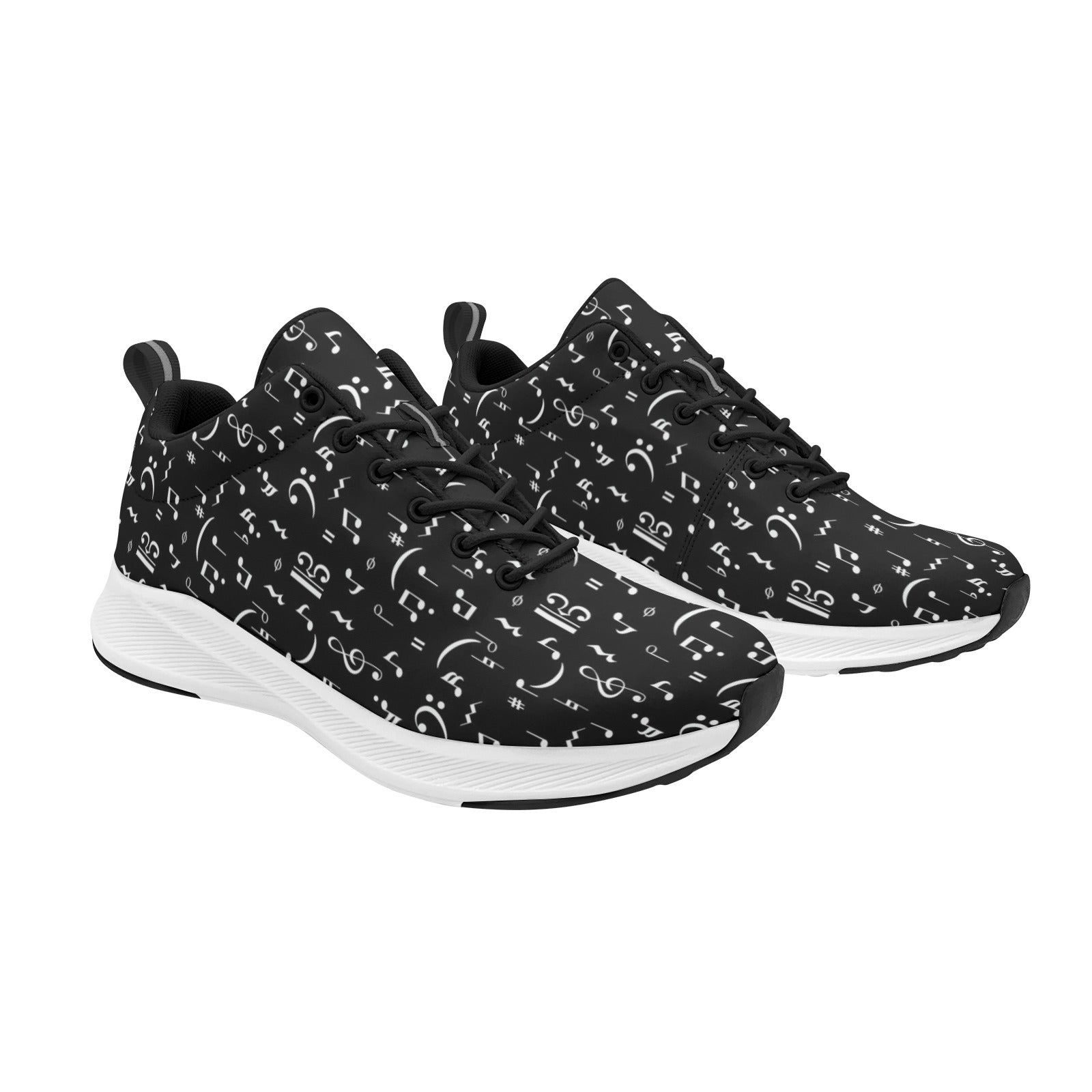 Black Music Notes Women's Alpha Running Shoes