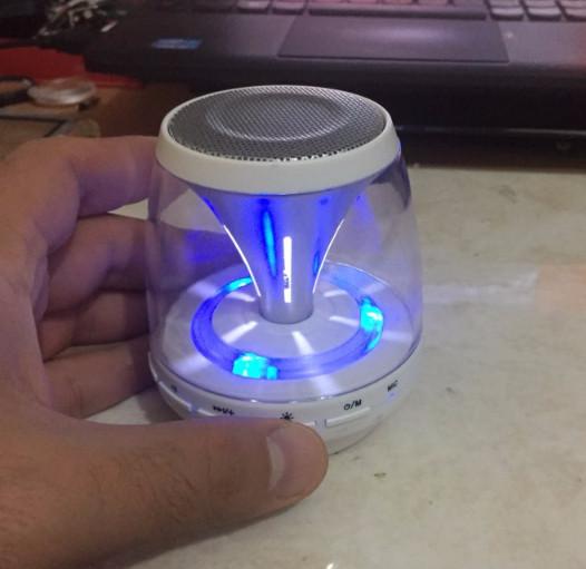 Subwoofer Plug-in Card Bluetooth Colorful Light Speaker - Artistic Pod