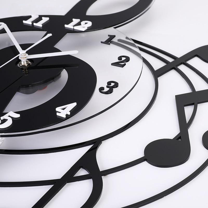 Music Treble Clef Swingable Wall Clock