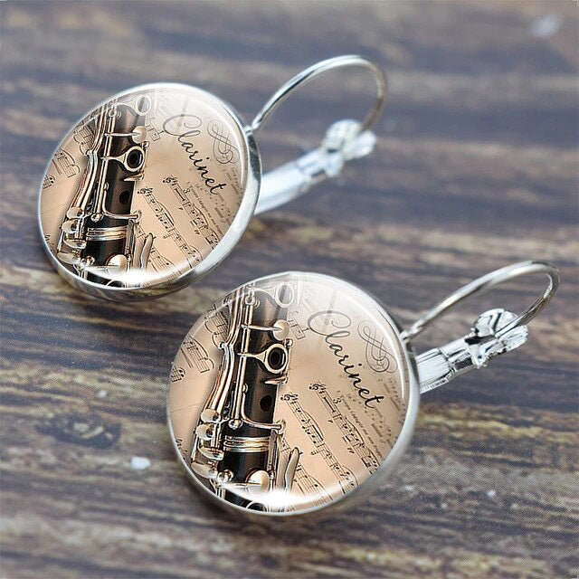Free - Vintage Music Instruments Earrings