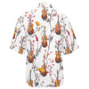 Violin Flowers Hawaiian Shirt