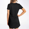 Piano Keys Cross T-Shirt Dress