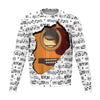 Wood Guitar Inside Sweatshirt