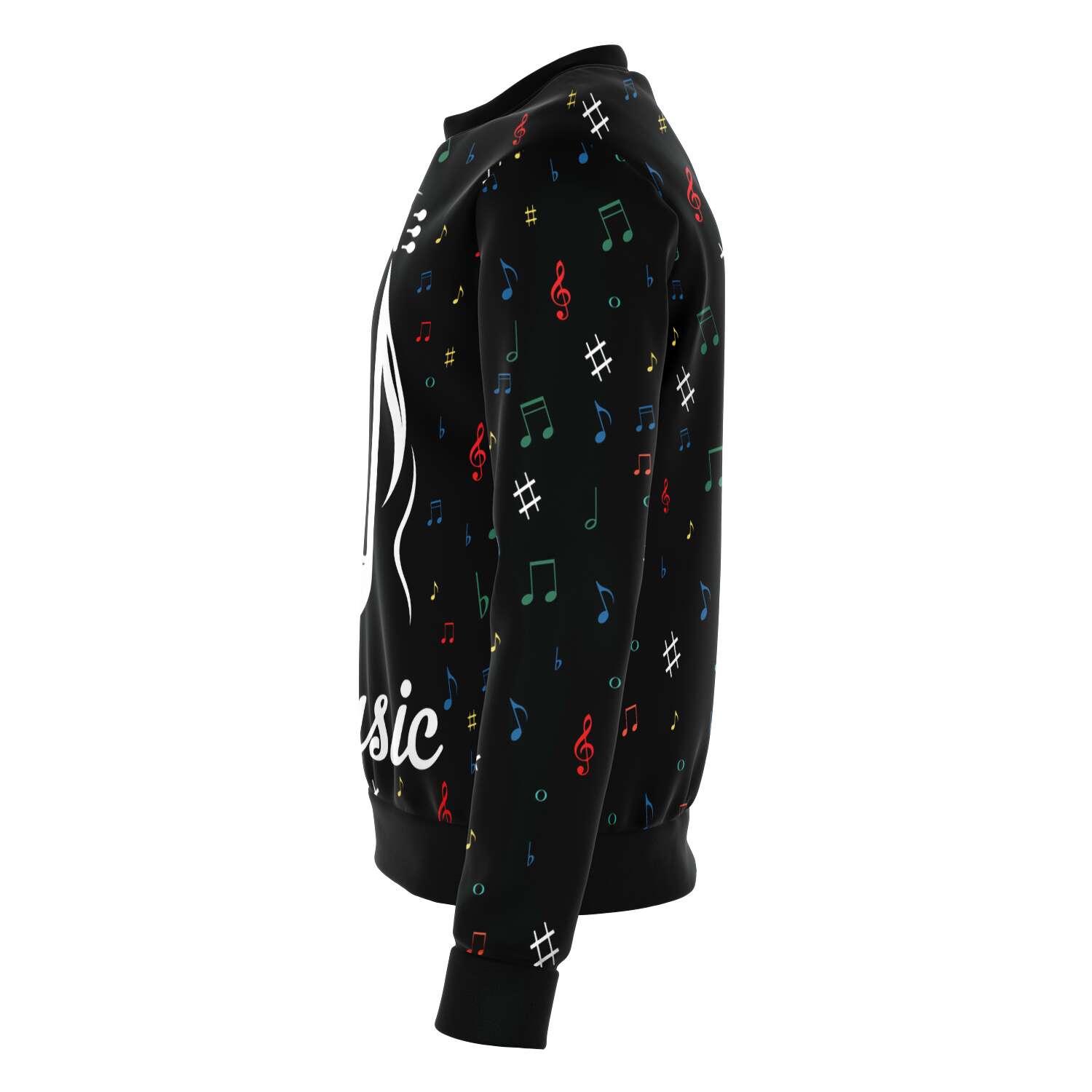 Guitar Black Sweatshirt