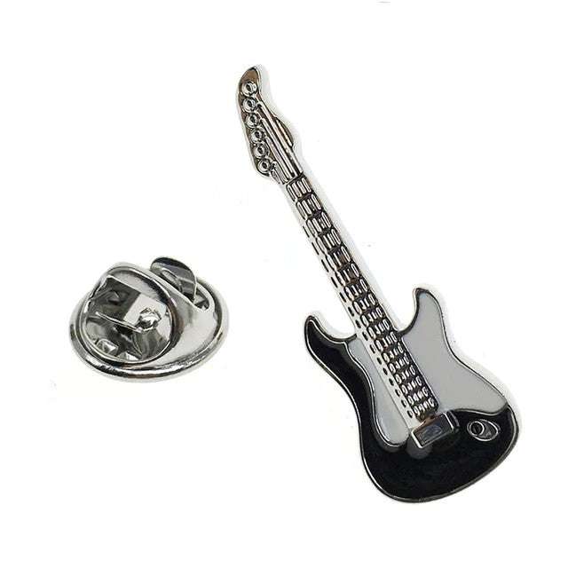 Free - Black Guitar Brooch