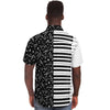 Piano Music Notes Short Sleeve