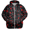 Vinyl Plus-Size Zip Hoodie