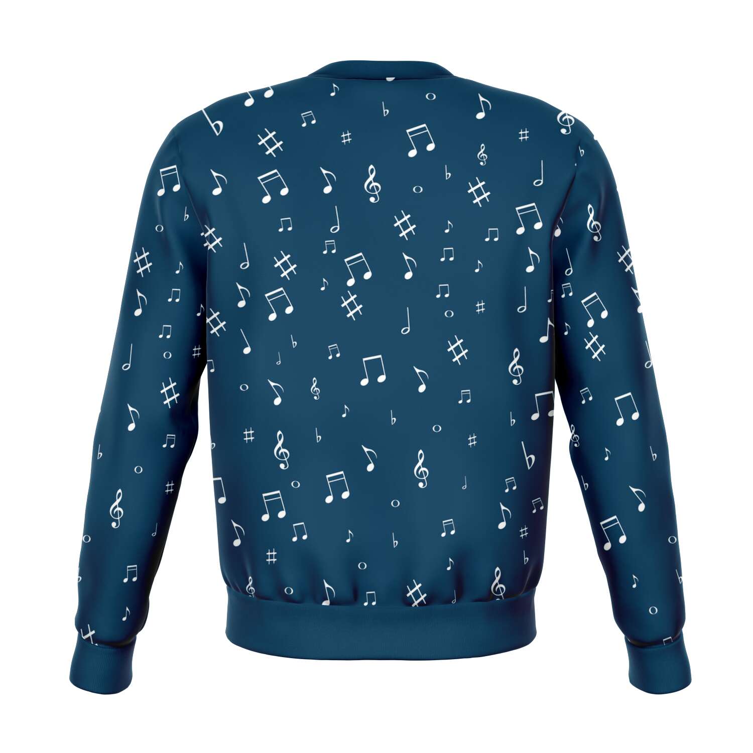 Piano Music Notes Blue Sweatshirt