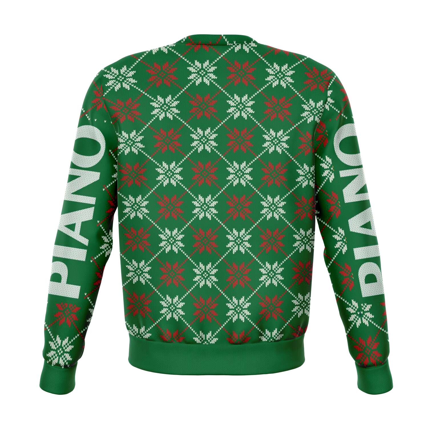 Piano Christmas Green Sweatshirt