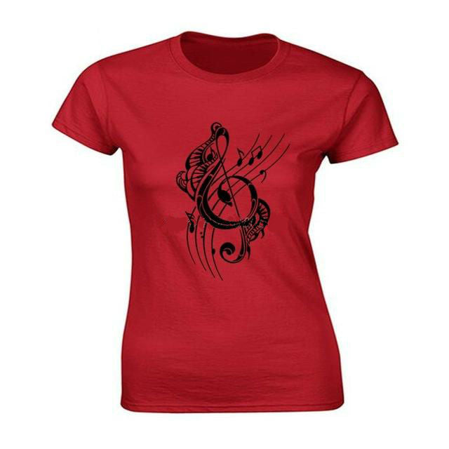 Musical Note Casual T-shirts