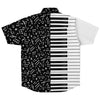 Piano Music Notes Short Sleeve