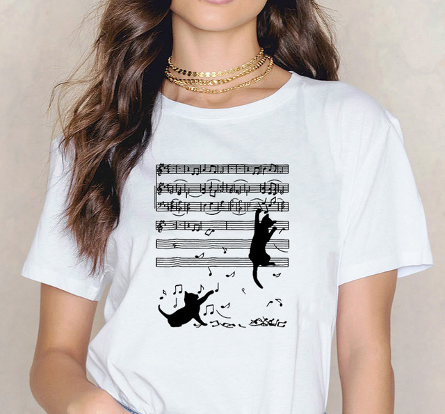 Music Notes Women T-Shirt