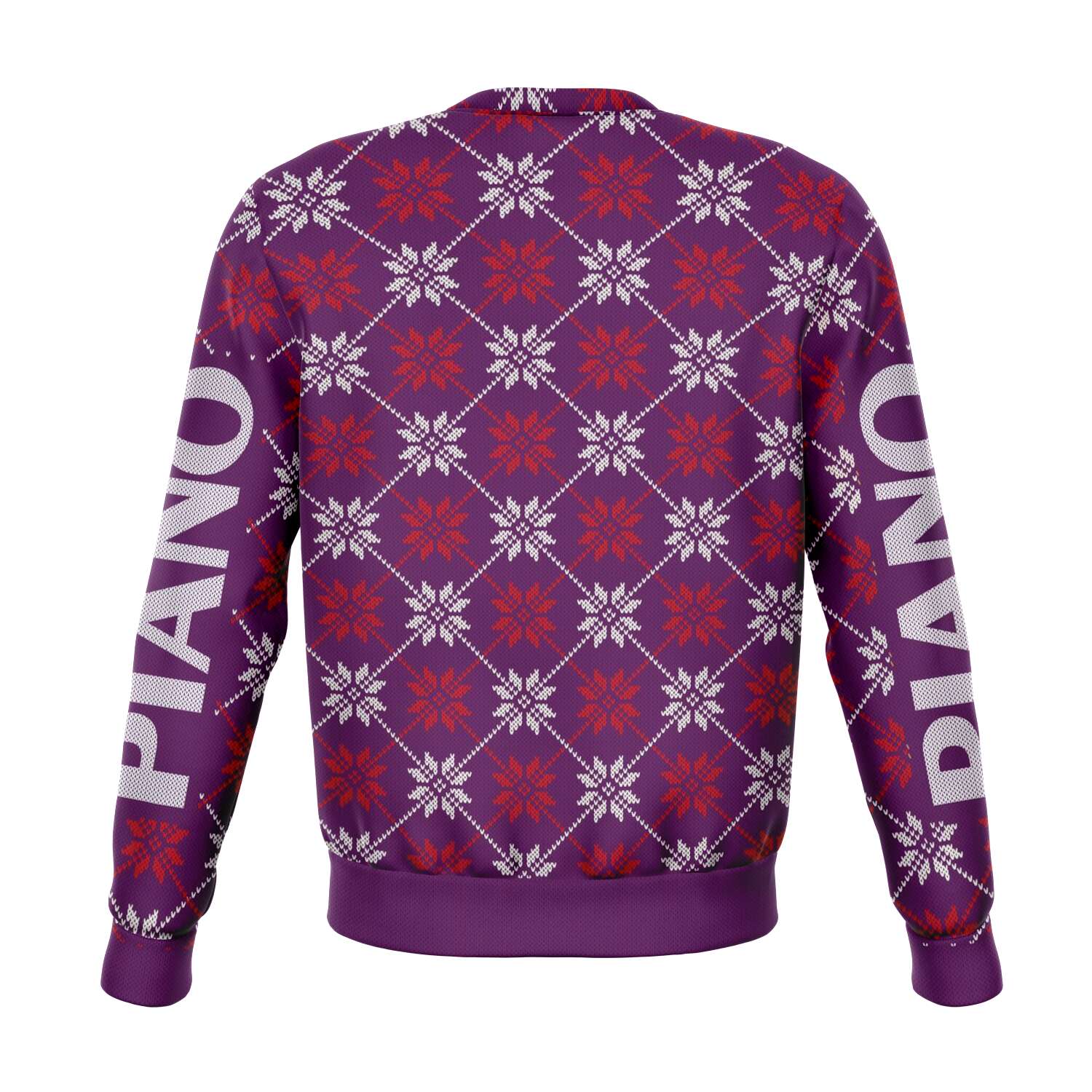 Piano Christmas Purple Sweatshirt