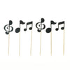 6pcs Music Notes Cake Toppers