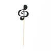 6pcs Music Notes Cake Toppers
